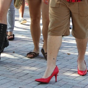 Photo Brief: Walk a Mile in Her Shoes event sheds light on gender issues Photo Brief: Walk a Mile in Her Shoes event sheds light on gender issues