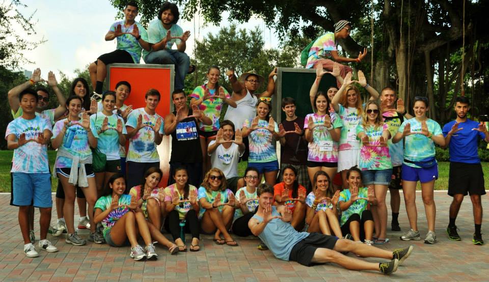 Camp Kesem counselors at the University of Miami // Courtesy of Facebook