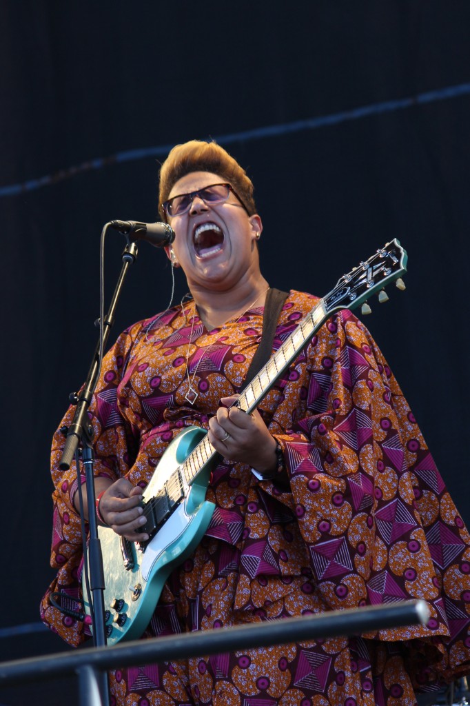 Brittany Howard of Alabama Shakes brought the crowd to their feet with her soulful rendition of “Hang Loose”. 