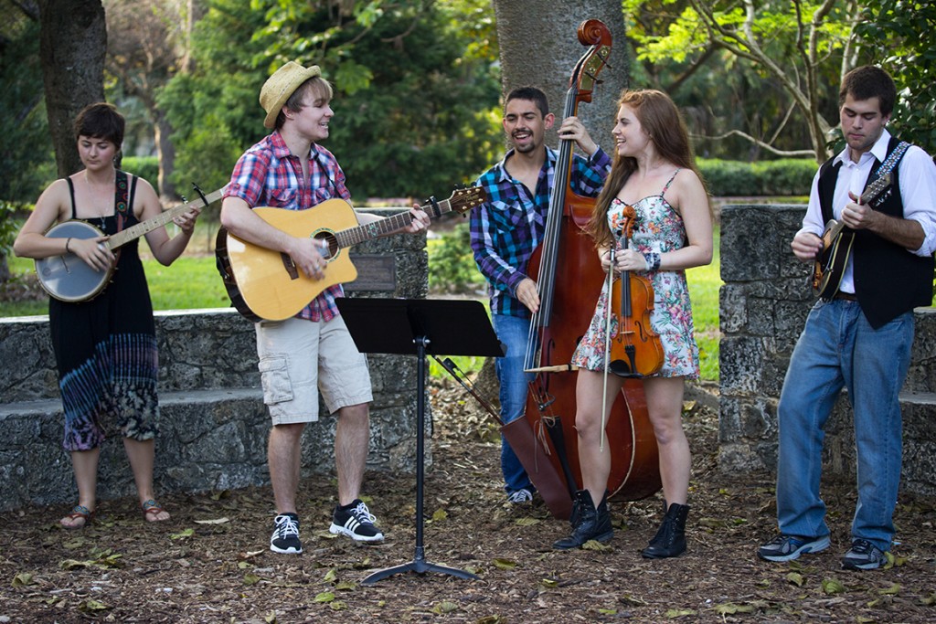 Big City Folk Band plays a concert for the local community in the UM Arboretum last Spring. The band, composed of UM students, performs original and cover songs in both the traditional folk and country style. Hallee Meltzer // Photo Editor