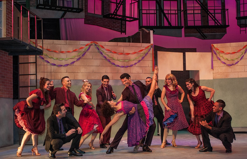 The cast of West Side Story at Actors’ Playhouse at the Miracle Theatre. West Side Story runs until Feb. 21. Photo Courtesy George Schiavone