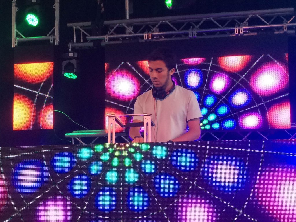 Freshman Keenan Rodriguez performs on the Oasis stage of Ultra Music Festival last Friday under the name "DJ K9". Photo Courtesy Keenan Rodriguez