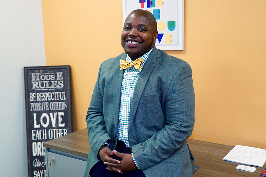 Dr. Vanidy “Van” Bailey is the inaugural director of the new LGBTQ Student Center, a resource for gay, lesbian, bisexual, transgender, queer and questioning students. Hunter Crenian // Staff Photographer