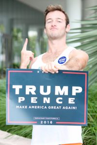 As a College Republican, junior Liam McGrath supports Donald Trump for president. Hallee Meltzer // Photo Editor