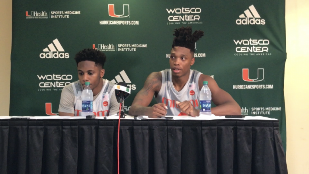Chris Lykes and Lonnie Walker