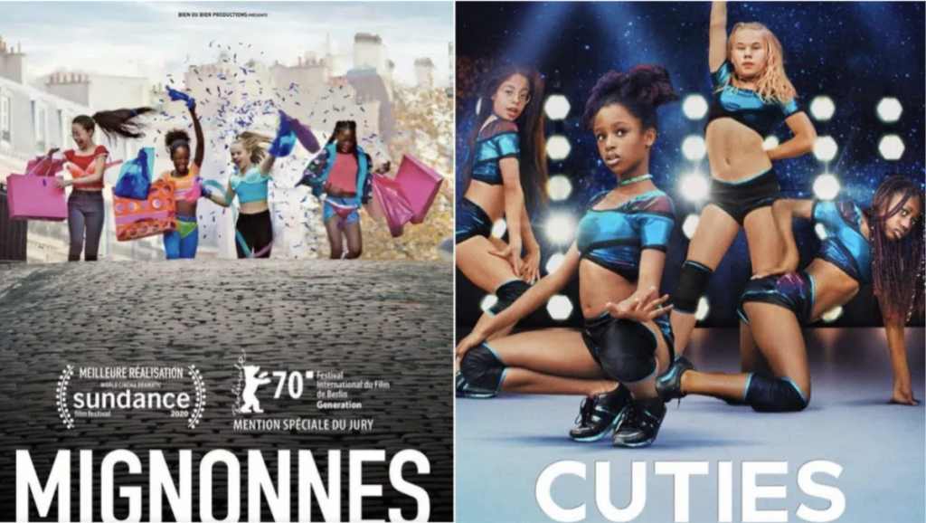 Left: The original French poster. Right: Netflix’s initial poster for the international release.
