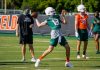How the Hurricanes are treating the starting quarterback position this spring