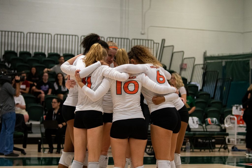 UM opened its 2021 season with a sweep of Tarleton State at the FIU Invitational Friday, Aug. 27.