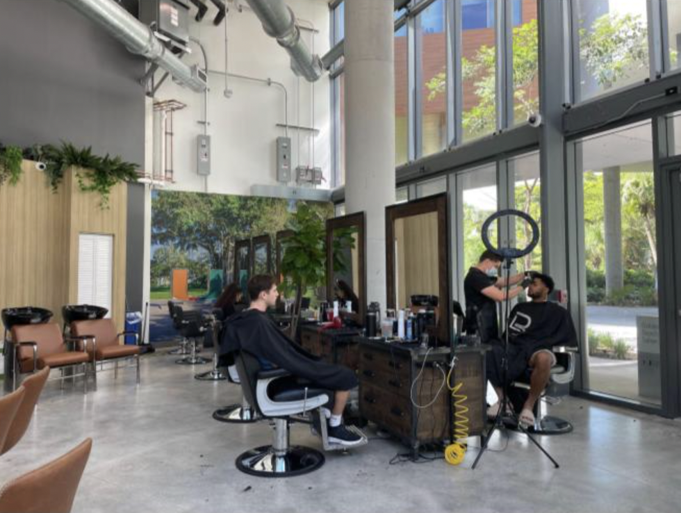 Students get their hair done at GoldenTouch, which is open 10 a.m. to 6 p.m. Monday through Friday.