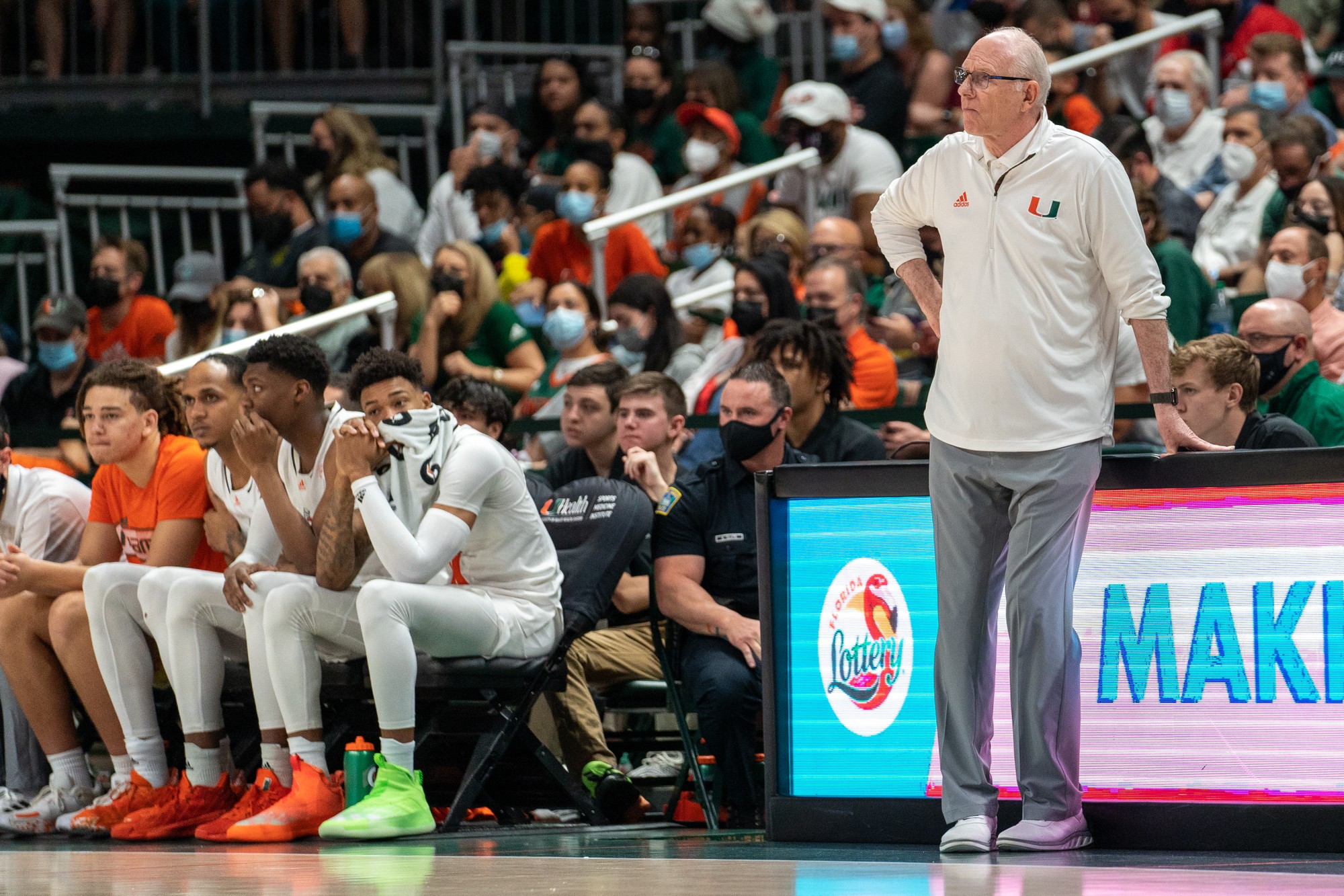 We need to be revitalized': Miami basketball coach Jim Larrañaga hoping for  spark, regained success in upcoming ACC games - The Miami Hurricane