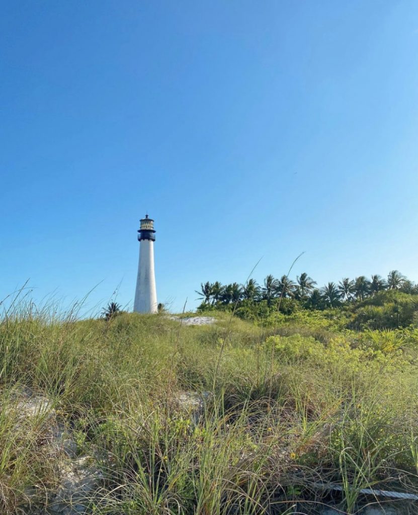 UM student, Quentin Ascencio, captures the lighthouse at Bill Baggs Cape Florida State Park on April 3.