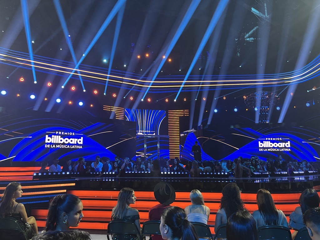 Fans patiently await for the 2022 Billboard Latin Music Awards to kick off.